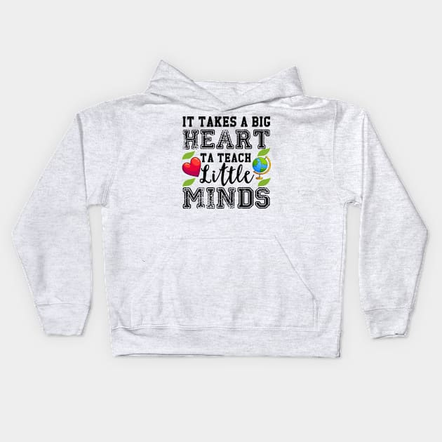 It takes a big heart Kids Hoodie by FalconPod